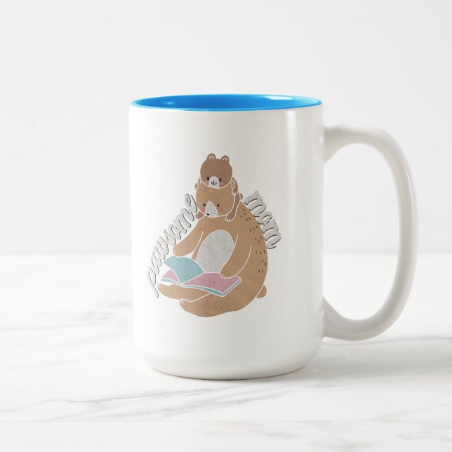 Pawsome Mamma Två-Tonad Mugg (Höger)