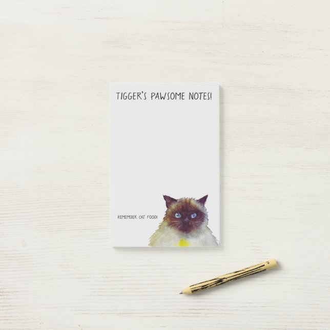 Pawsome notes magnetical anteckningsblock post-it block (På skrivbordet)