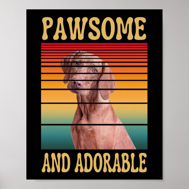PAWSOME OCH ADORABLE POSTER (Framsidan)