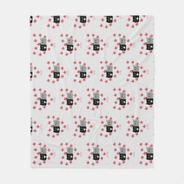 Pawsome par Plumeria Heart Valentine be my Fleecefilt