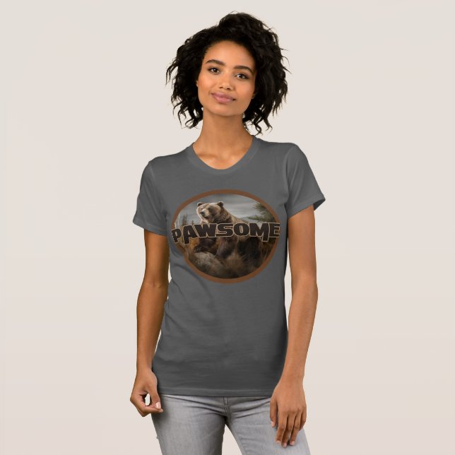 Pawsome T Shirt (Hel framsida)