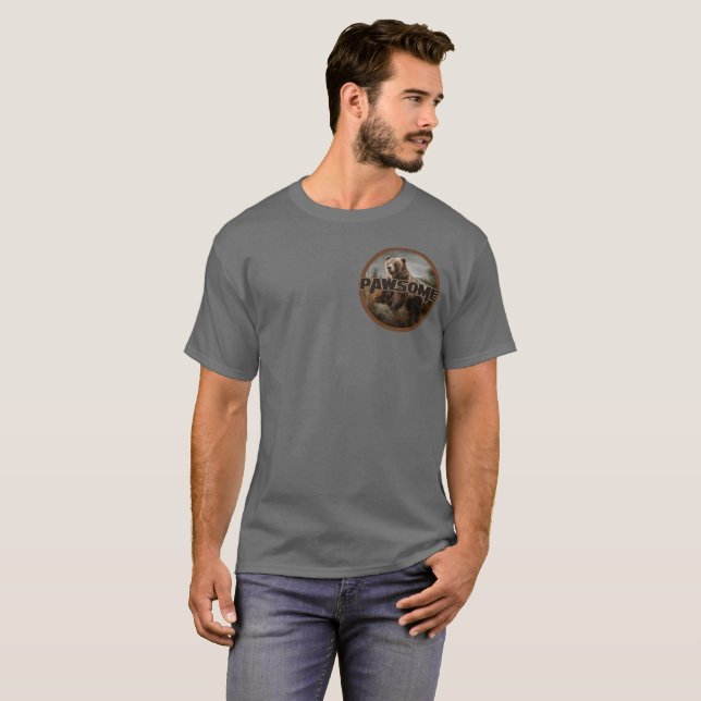 Pawsome T Shirt (Hel framsida)