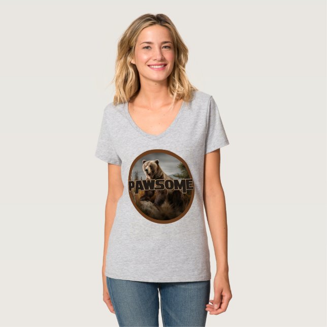 Pawsome T Shirt (Hel framsida)