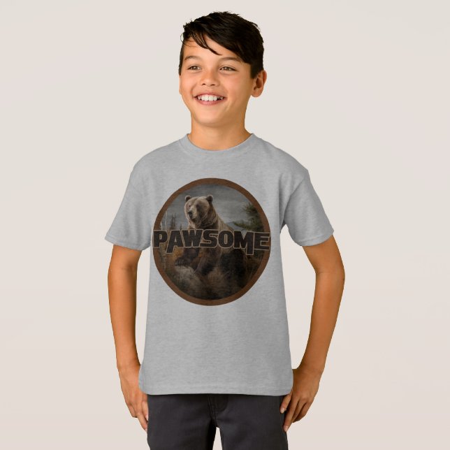 Pawsome T Shirt (Hel framsida)