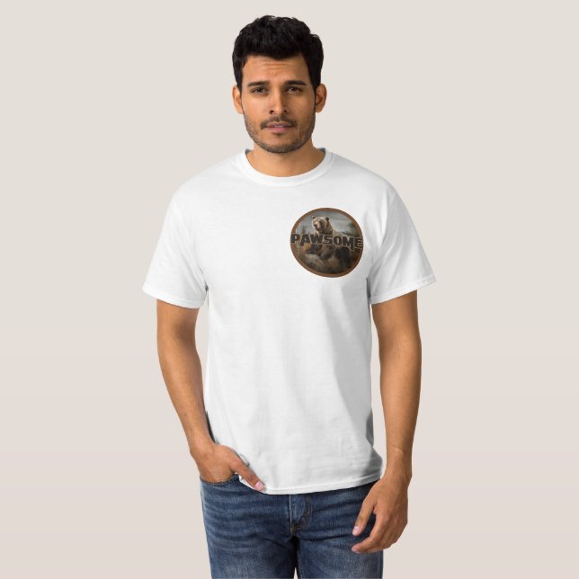 Pawsome T Shirt (Hel framsida)