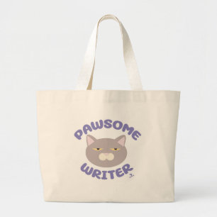Pawsome Writer Epic Author Cat Character Jumbo Tygkasse