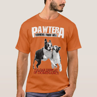 Pawtera Terriers från helvetet Heavy Metall Design T Shirt