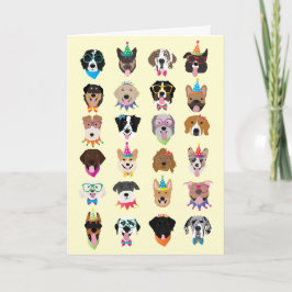 Pawty Animals från grattis på födelsedagen Hund An Kort
