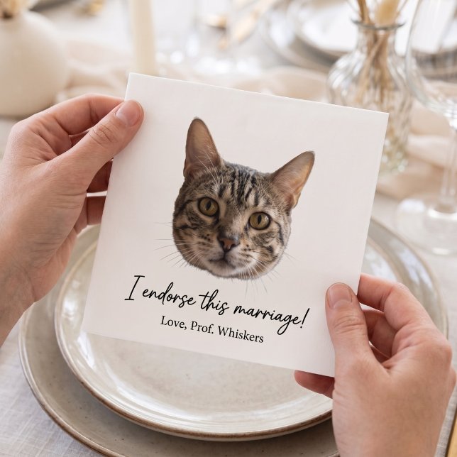 Pawvow Servett (Paper Cocktail Napkin - Held in Hands)