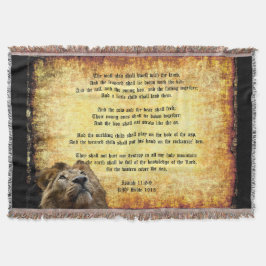 Pax Christos, Lejon med Isaiah 11:6-9 Filt