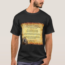 Pax Christos, Lejon med Isaiah 11:6-9 T Shirt