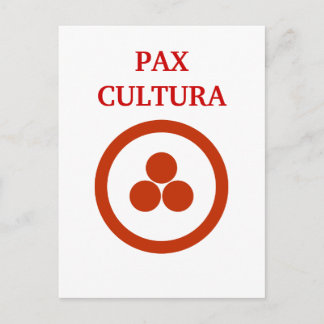 Pax Cultura Stationary Vykort