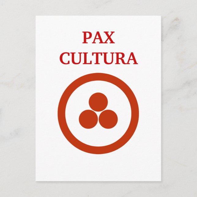 Pax Cultura Stationary Vykort (Framsida)