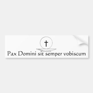 Pax Domini sitter sempervobiscum Bildekal