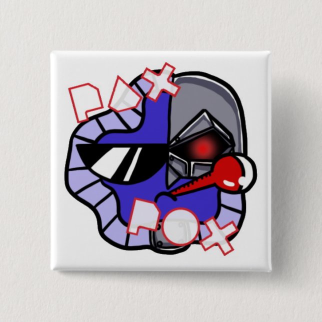 Pax Pox Cyborg Knapp (Framsida)
