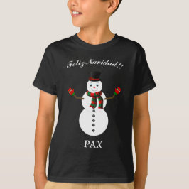 Pax the snowman t shirt