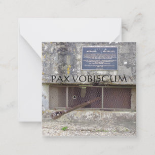 PAX VOBISCUM ANTECKNINGSKORT