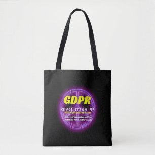 Paxspiration GDPR grundläggande svart toto Tygkasse