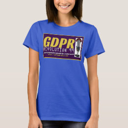 Paxspiration GDPR Tie-Färg utslagsplats T-shirt