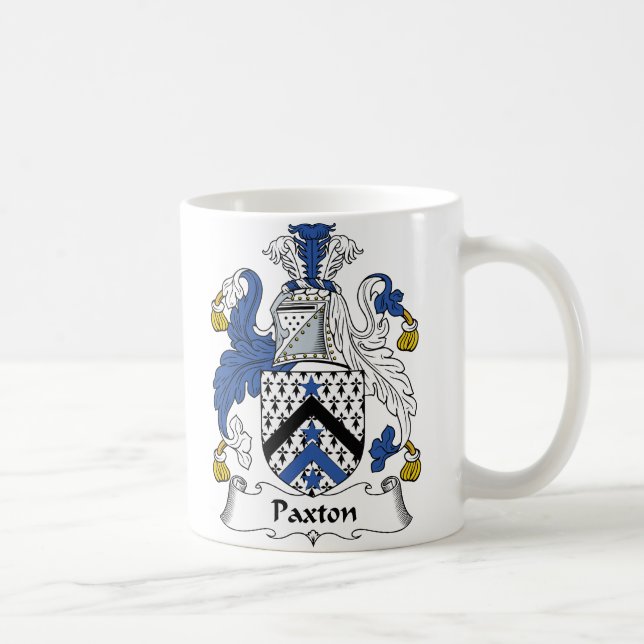 Paxton familjvapensköld kaffemugg (Höger)
