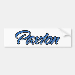 Paxton Namn blå Aufkleber Sticker Autoaufkleber Bildekal