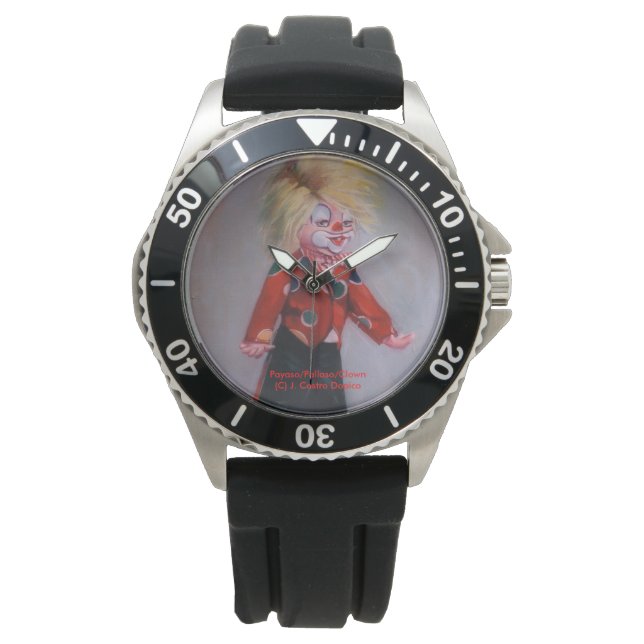 Payaso/Pallaso/Clown Armbandsur (Framsida)