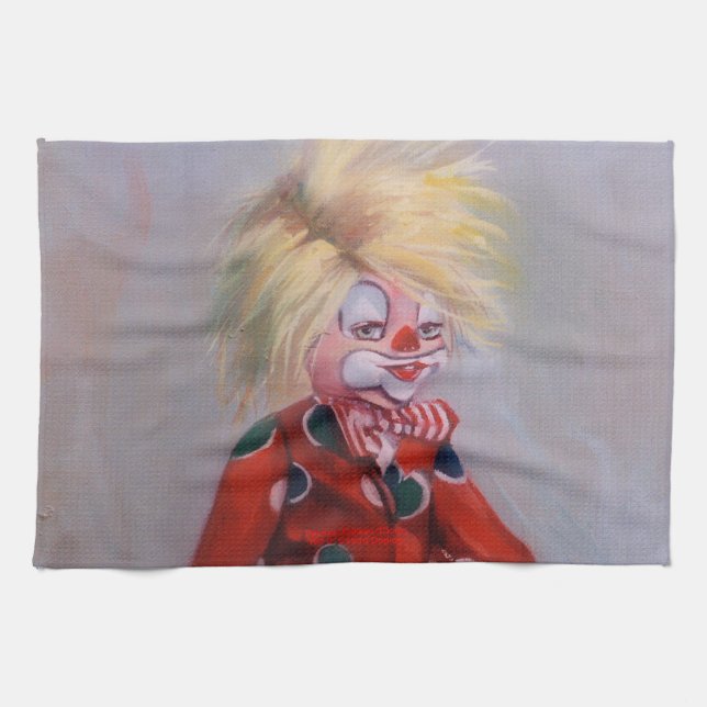 Payaso/Pallaso/Clown Kökshandduk (Horisontell)