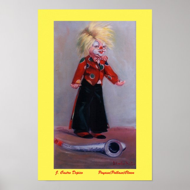 Payaso/Pallaso/Clown Poster (Framsidan)
