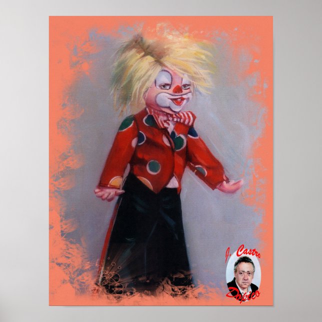Payaso/Pallaso/Clown Poster (Framsidan)