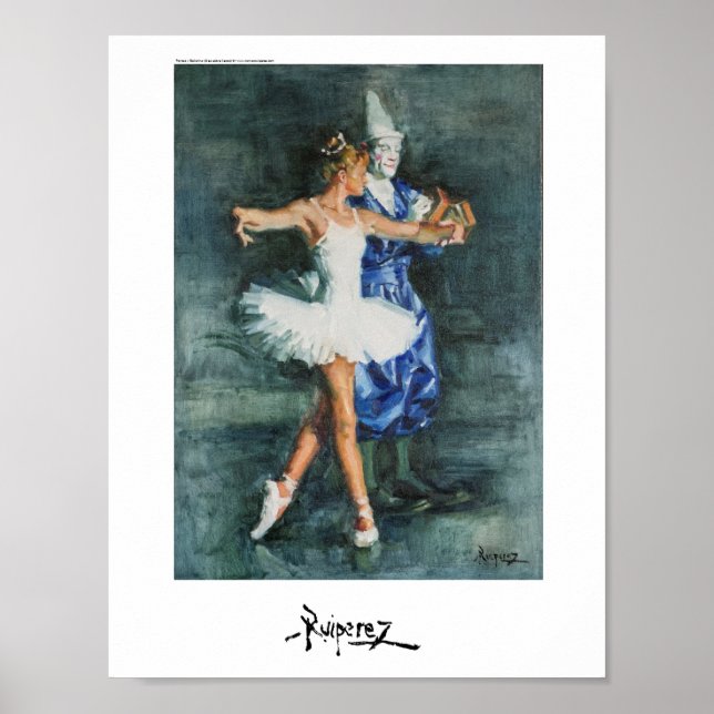 Payaso y Bailarina, by Ruiperez Poster (Framsidan)