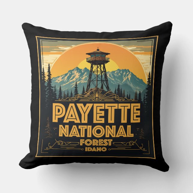 Payette National Forest Idaho Kudde (Framsida)