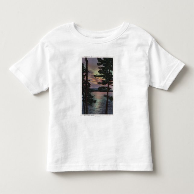 Payette sjö, legitimation - Evintide på sjöplats Tee Shirt (Framsida)