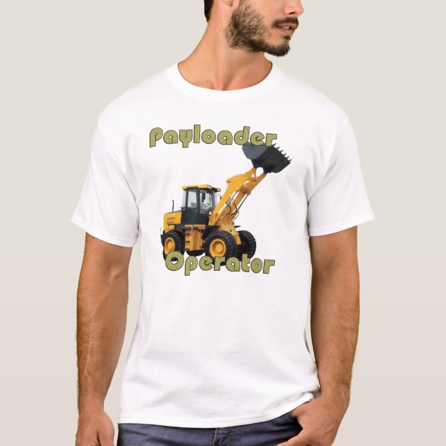 Payloader operatör t-shirt (Framsida)