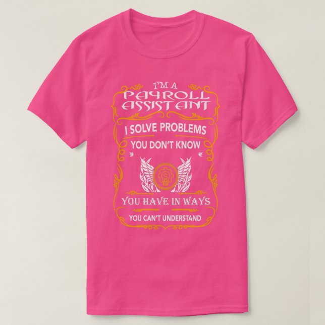 PAYROLL ASSISTANT 2 T SHIRT (Design framsida)