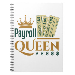 Payroll Queen Anteckningsbok