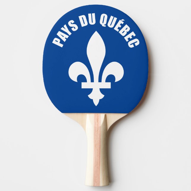 Pays du Québec Pingisracket (Framsidan)