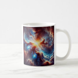 Paysage céleste mouvementé. kaffemugg