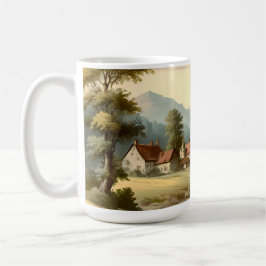 Paysage de montagne kaffemugg