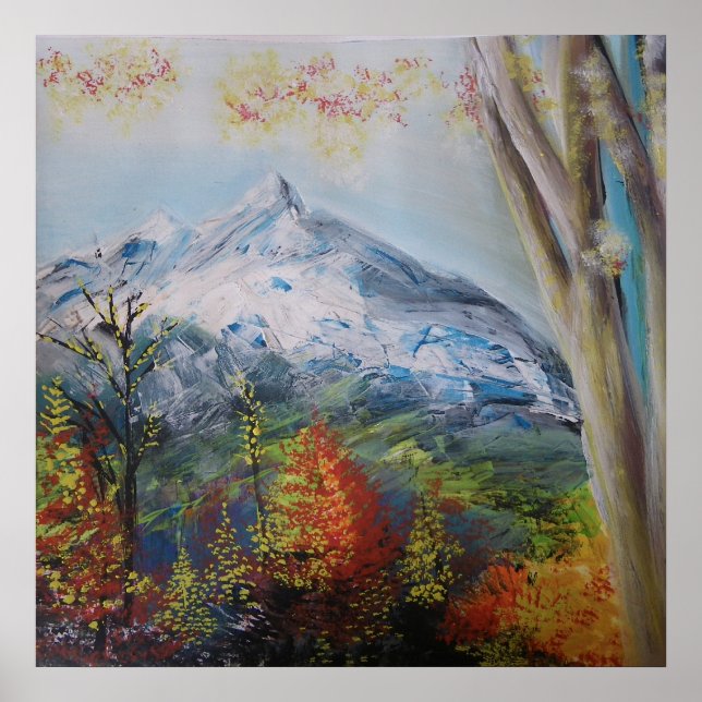 Paysage des Alpes 3 Poster (Framsidan)