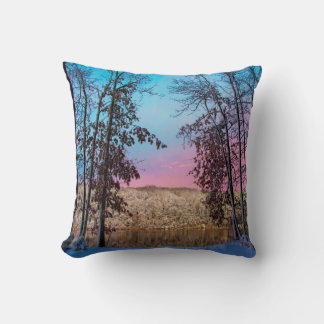Paysage d'hiver kudde