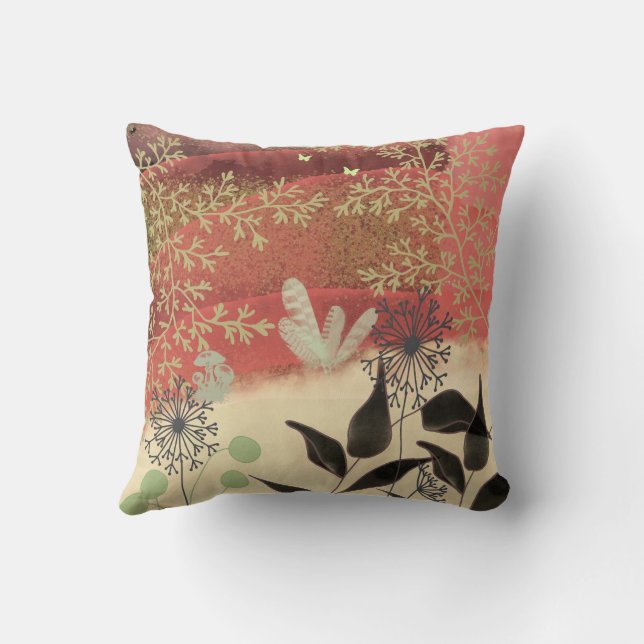 Paysage fantastique kudde (Baksida)