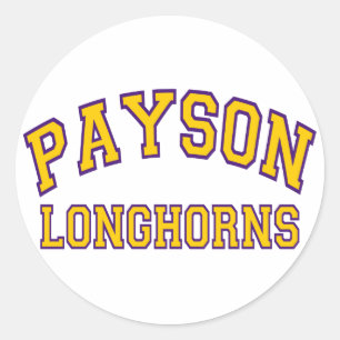 Payson Longhorns Runt Klistermärke