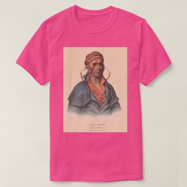 Payta Kootha a Shawnee Warrior 1836 Strong Resilie T Shirt (Design framsida)