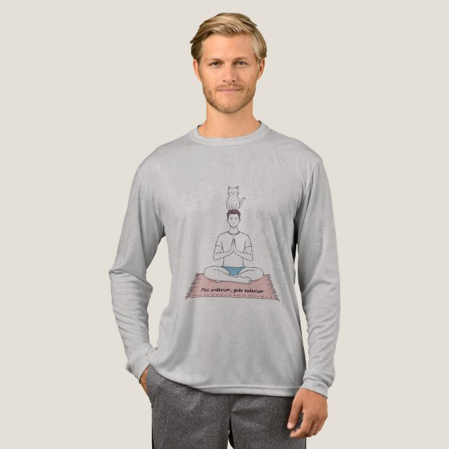 Paz Interior, Gato Exterior T Shirt (Hel framsida)