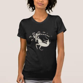 Pazyryk hjortkvinnor tänder design tee shirt