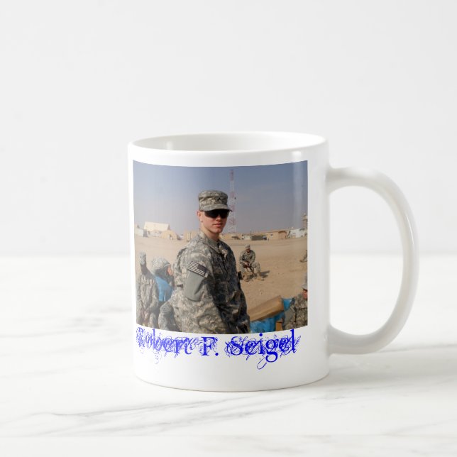PB040009 stolt farmor av ett utplacerat U.S.… Kaffemugg (Höger)