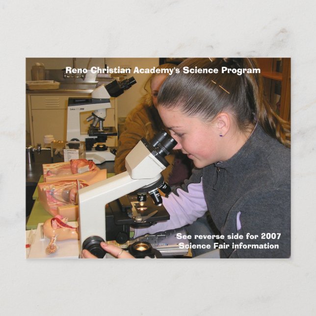 PB170325 Reno kristna akademi vetenskap Prog… Meddelande Vykort (Framsida)