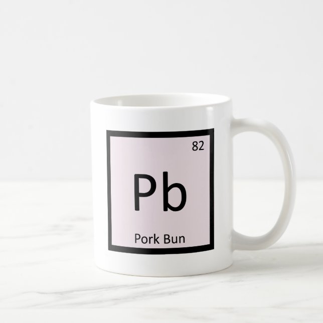 Pb - bord för kinesisk kemi för grisbulle kaffemugg (Höger)