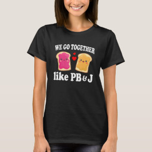 Pb&j Halloween Valentine Day Matching Par Co T Shirt
