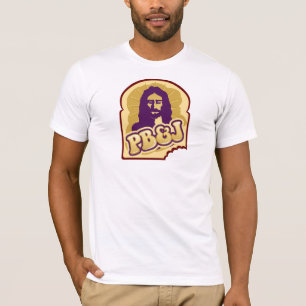 PB & J, jordnötsmör och Jesus T-shirt